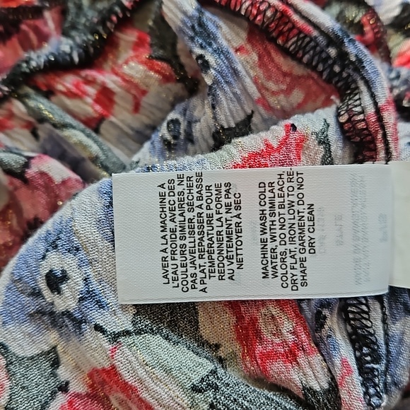 Dynamite Floral Off Shoulder Blouse, Size S - Picture 9 of 10